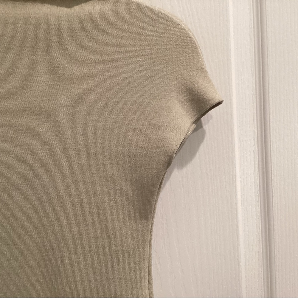 Zara Cream Knit Top - Picture 4 of 8